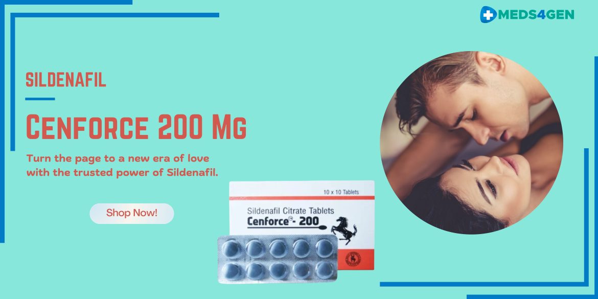 Why Men Are Turning to Cenforce 200 mg for ED Relief