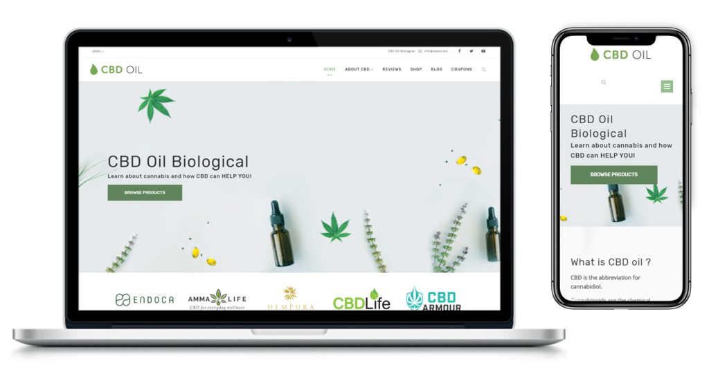 CBD Oil Website Development